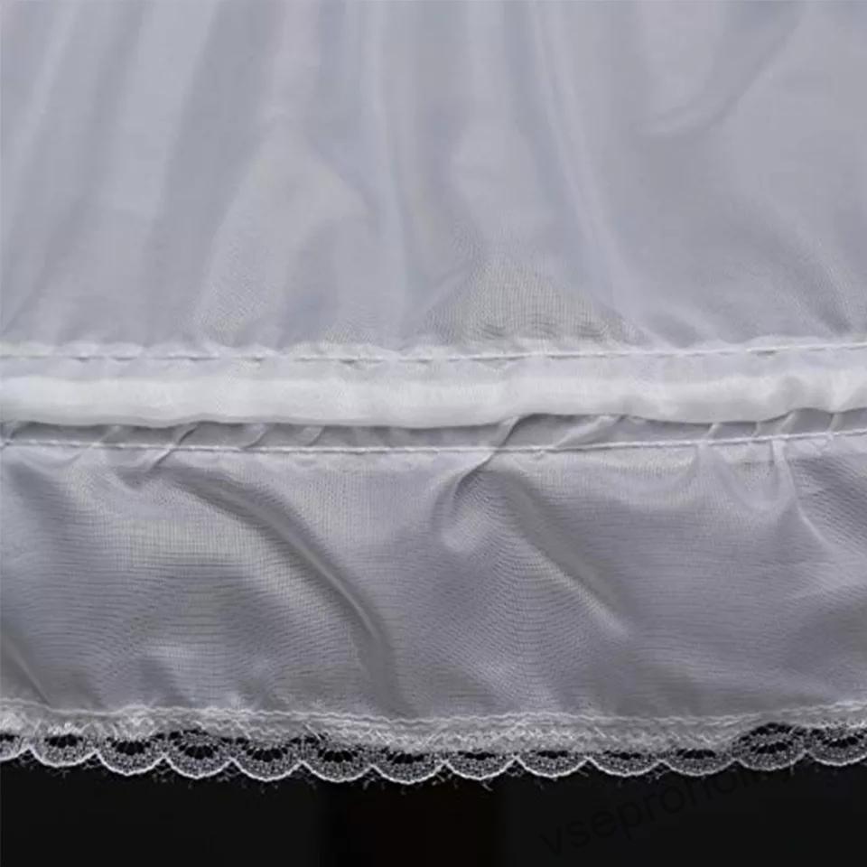 Bílá spodnička se třemi obručemi 50cm