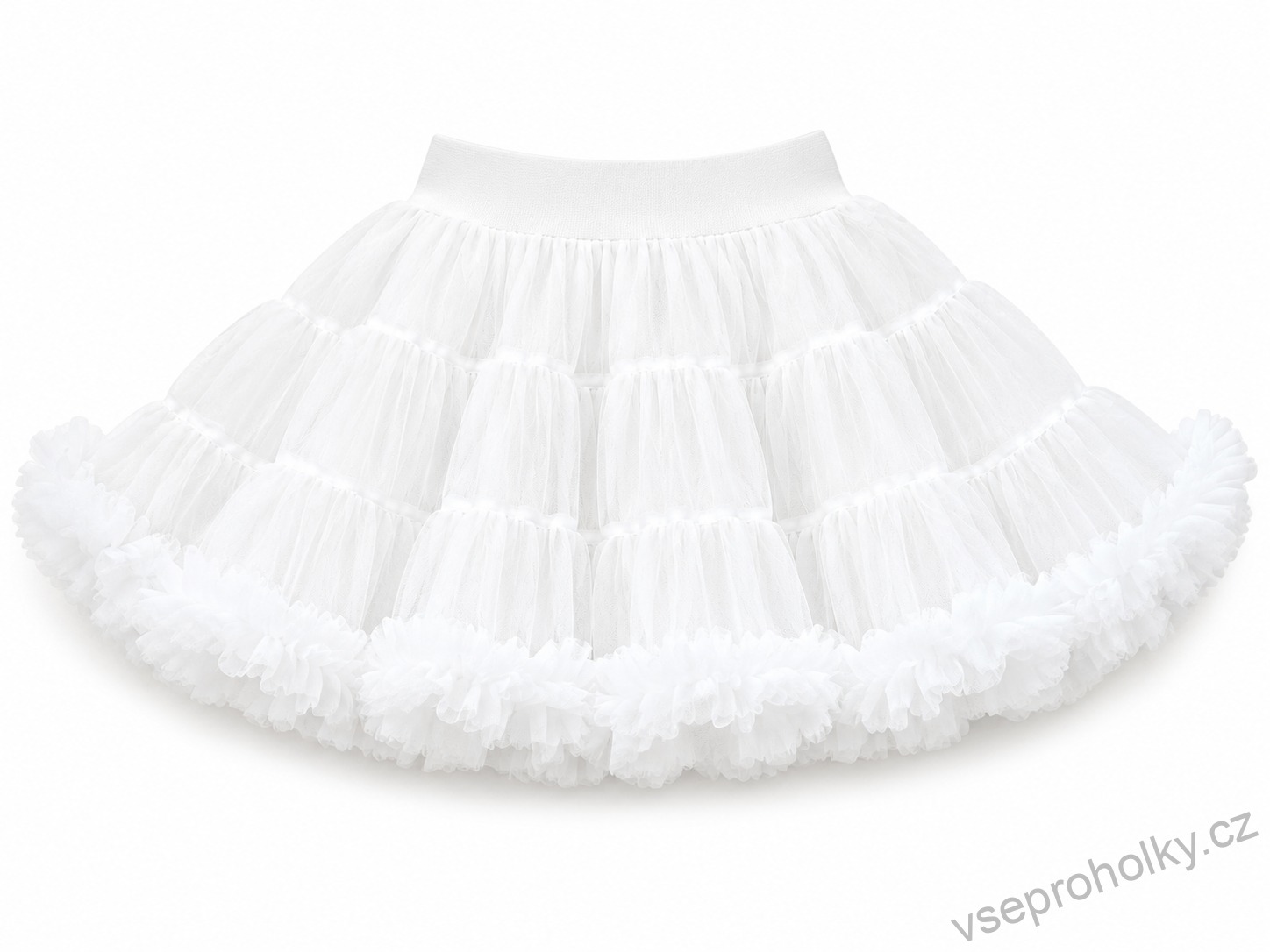 Nadýchaná tutu sukně – bílá