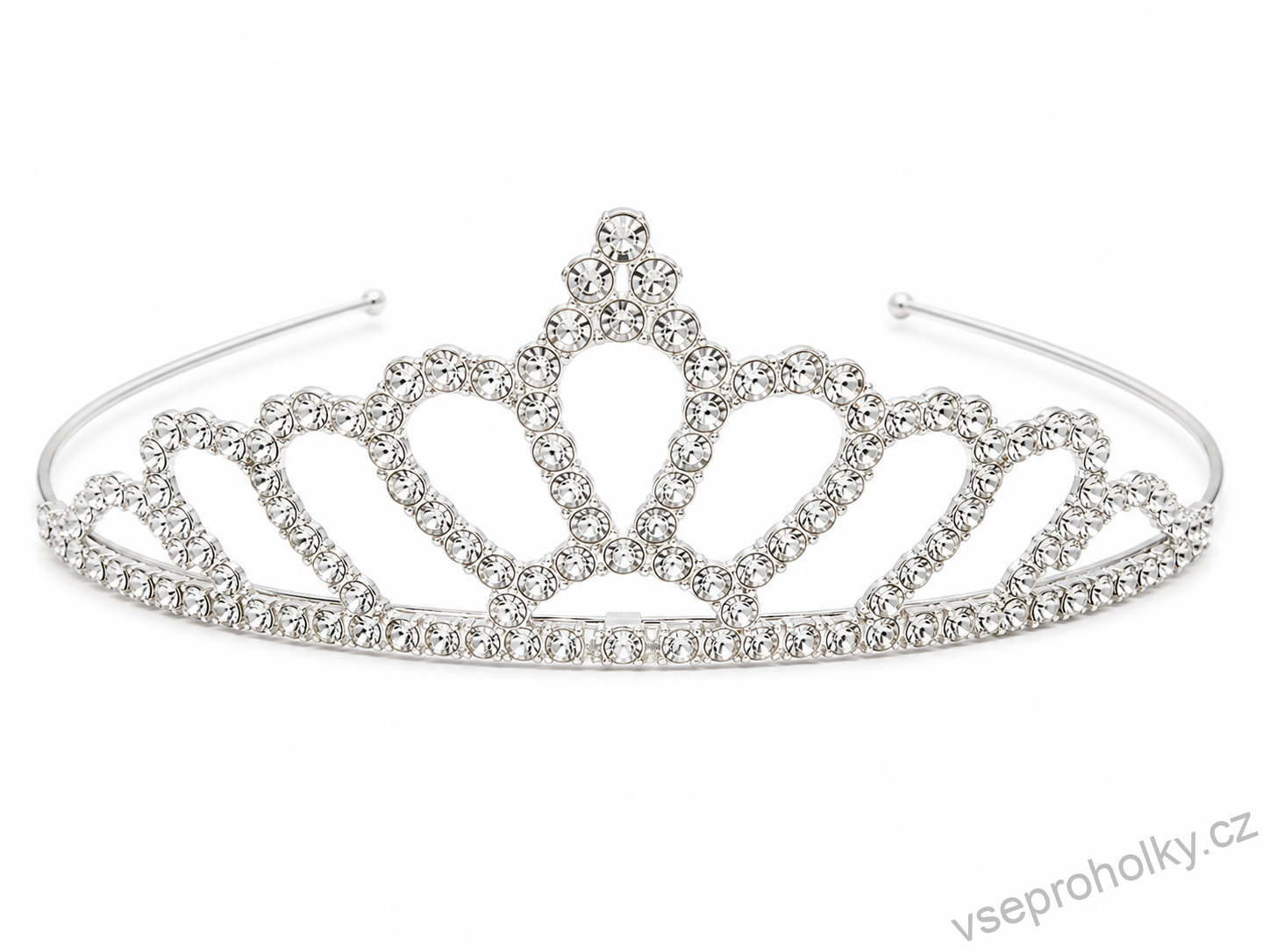 Čelenka princeznovská korunka s kamínky