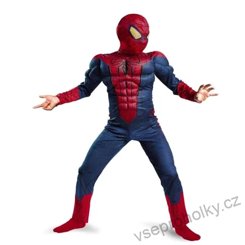 Dětský kostým Svalnatý Spiderman s pavoukem na hrudi