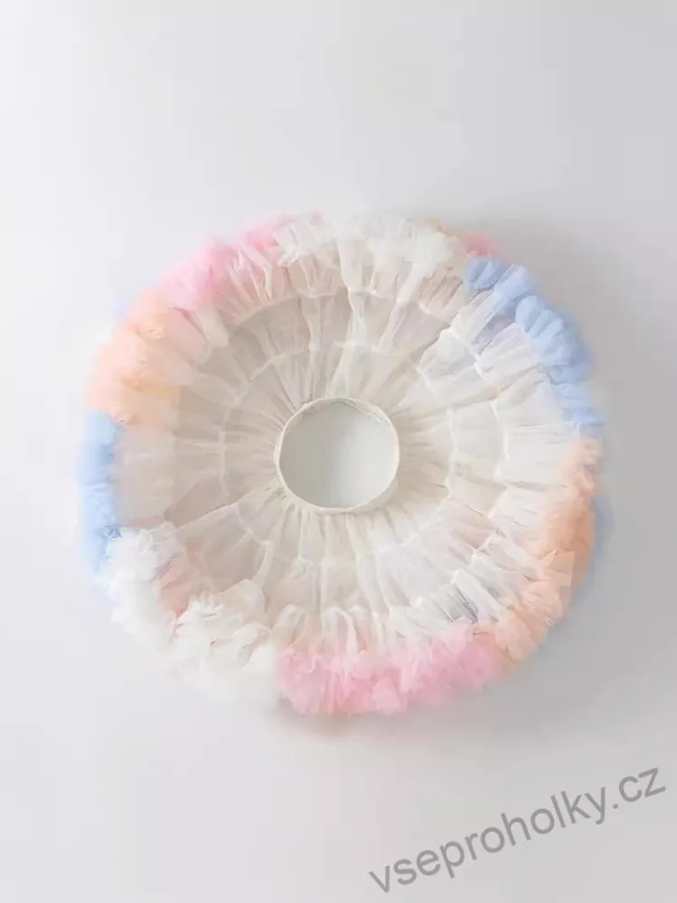 Dívčí tutu sukně - kremová