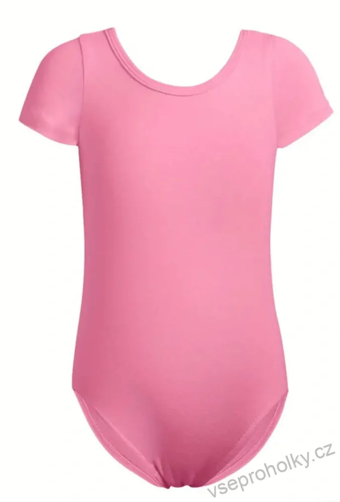 Dívčí baletní dres ze sukní růžový
