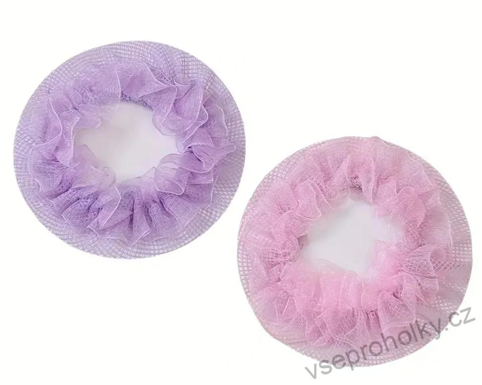 Síťka na drdol - růžová