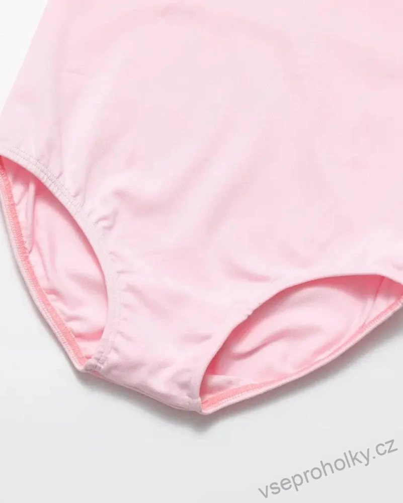 Dívčí bavlněný trikot s krátkým rukávem, růžová