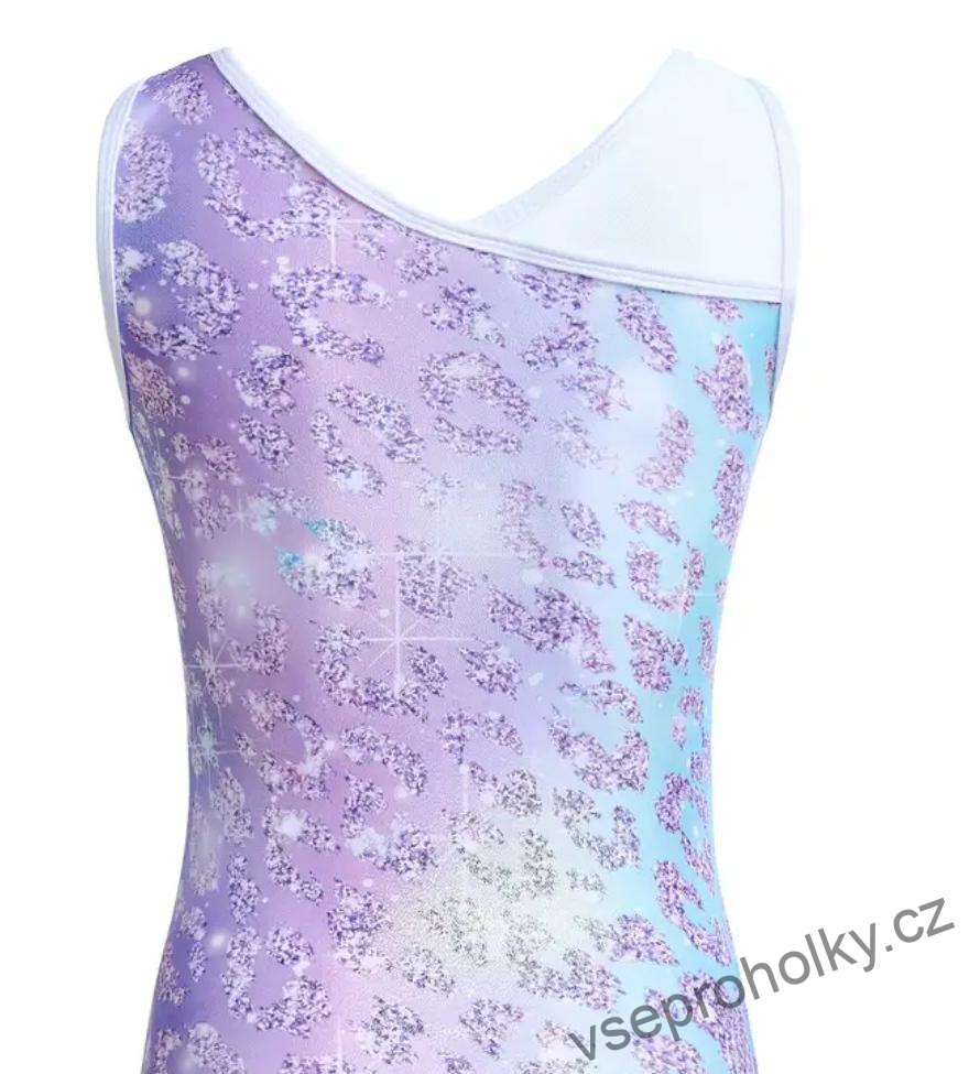Dívčí gymnastický set – třpytivý leopard