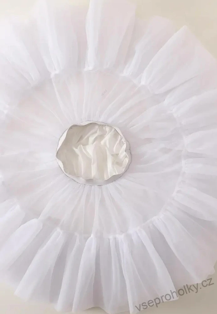 Nadýchaná tutu sukně – bílá