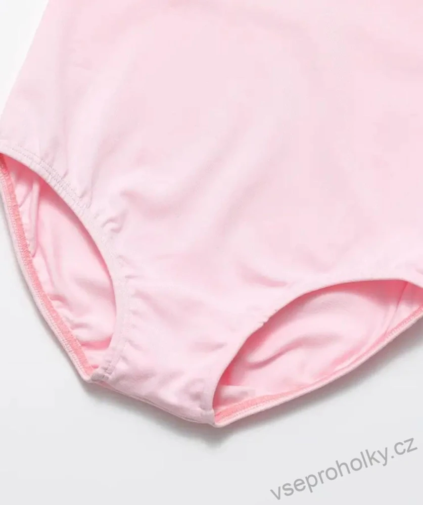 Dívčí baletní set trikot a sukně - růžový