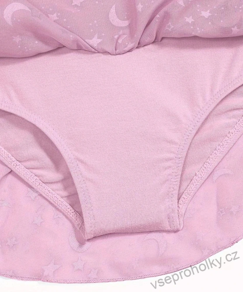 Dívčí trikot s kratkým rukávem a sukýnkou - růžový