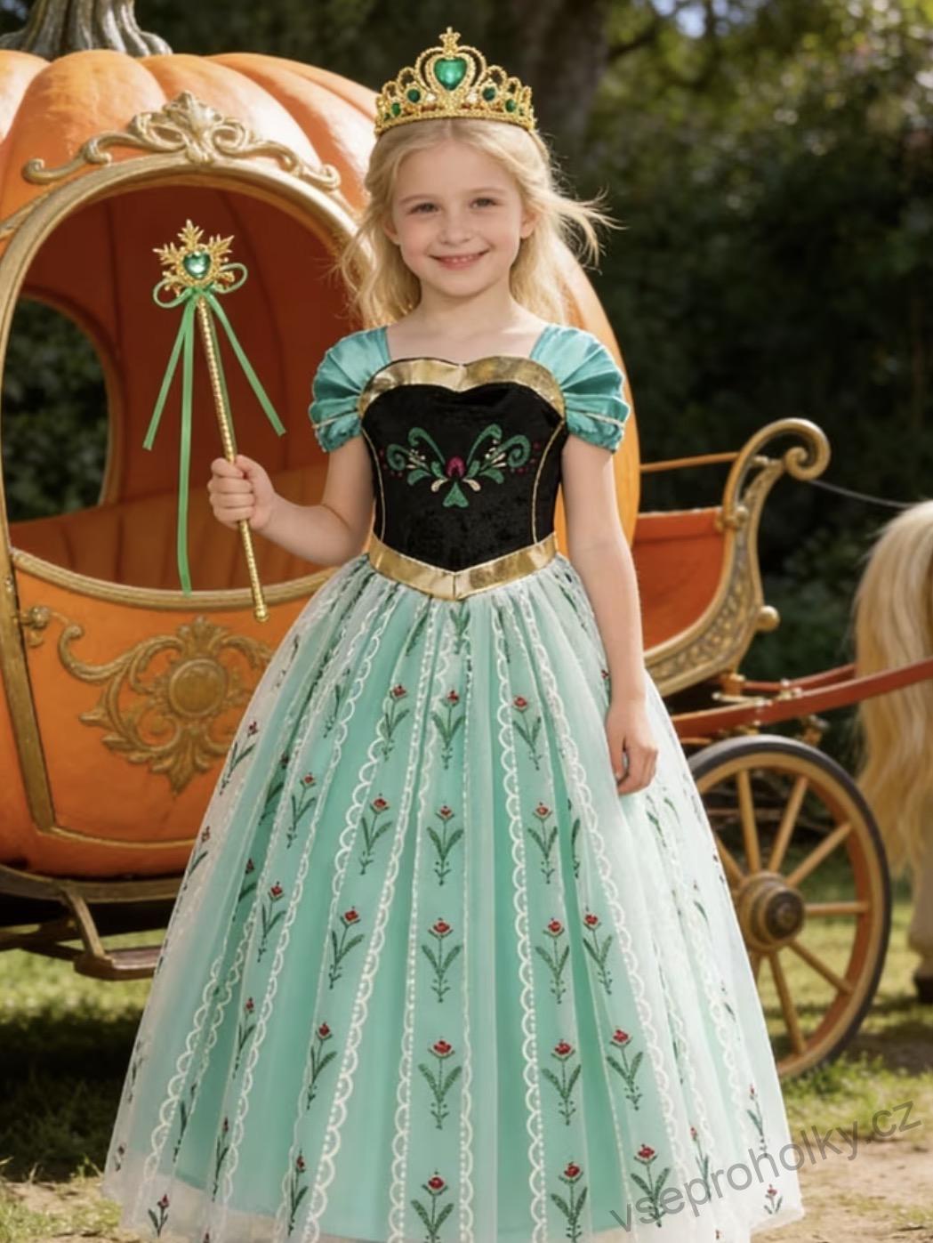 Dětské princeznovské šaty Anna Frozen | Ledové království