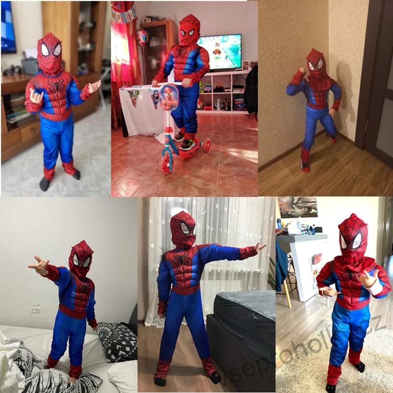 Dětský kostým Svalnatý Spiderman s pavoukem na hrudi