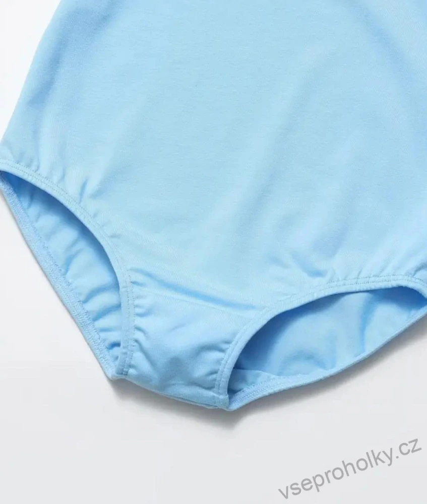 Dívčí baletní trikot a sukně - modrý