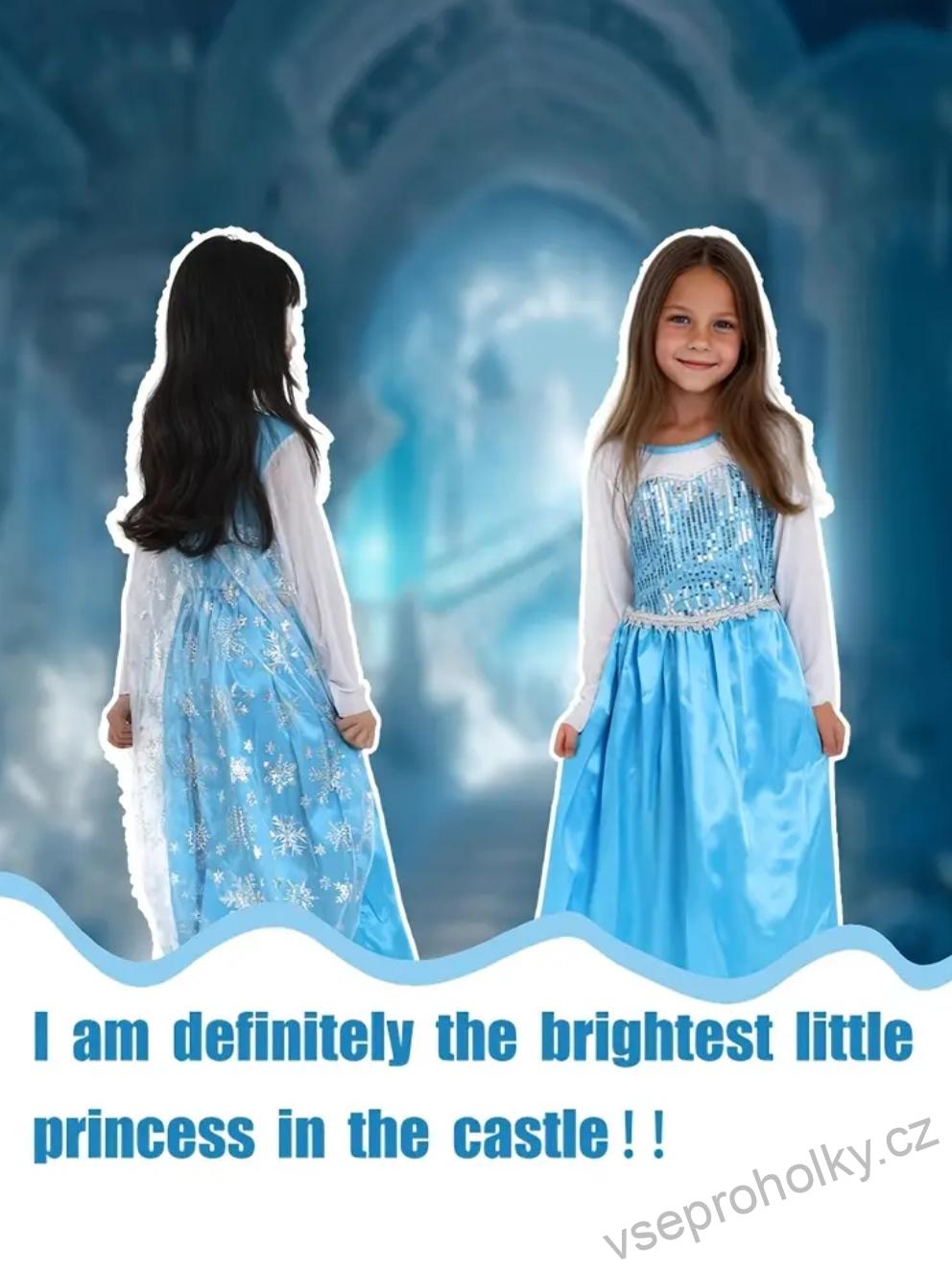 Princeznovské šaty Elza Frozen