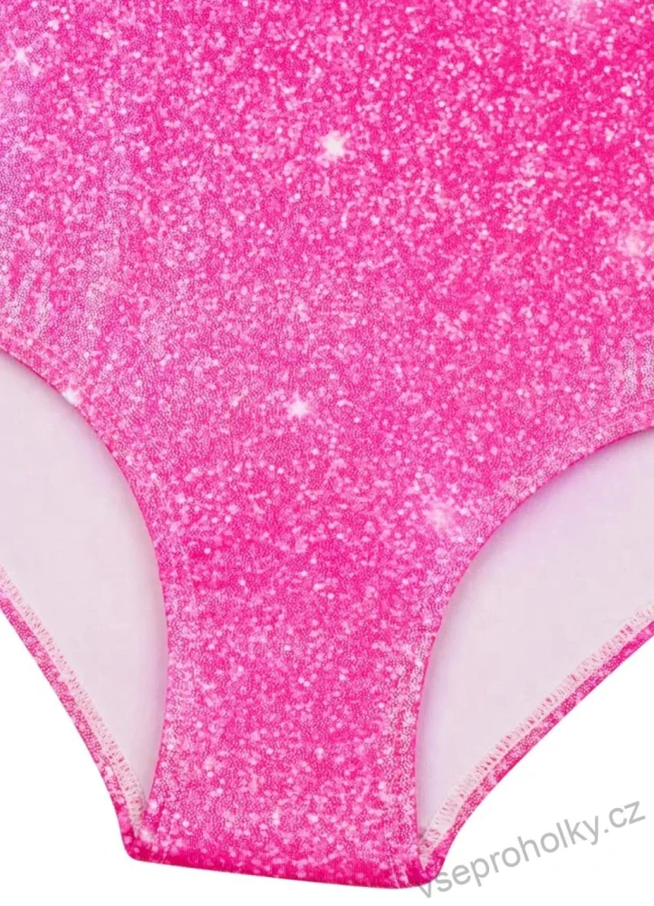 Růžový dětský gymnastický set s jednorožcem