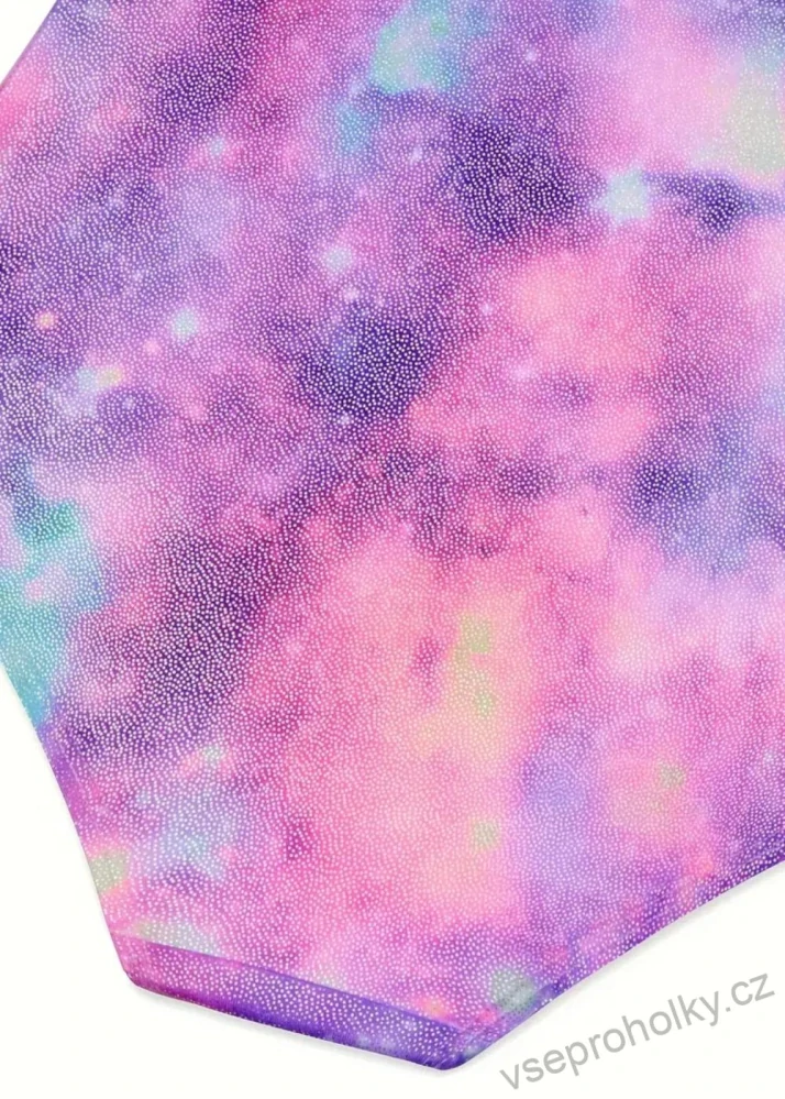 Dívčí gymnastický dres s dlouhým rukávem