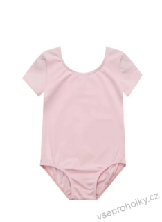 Dívčí bavlněný trikot s krátkým rukávem, růžová