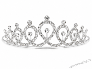 Čelenka princeznovská korunka s kamínky