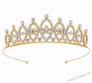 Čelenka princeznovská korunka s kamínky