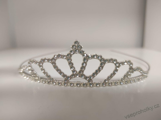 Čelenka princeznovská korunka s kamínky