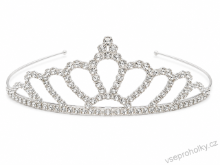 Čelenka princeznovská korunka s kamínky