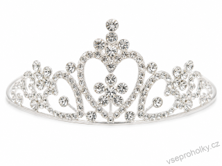 Čelenka princeznovská korunka s kamínky