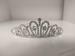 Čelenka princeznovská korunka s kamínky