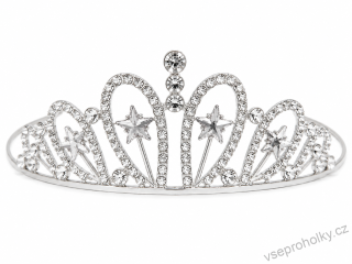 Čelenka princeznovská korunka s kamínky