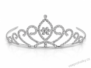 Čelenka princeznovská korunka s kamínky