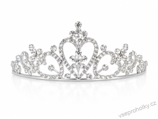 Čelenka princeznovská korunka s kamínky