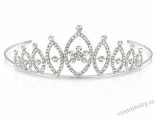 Čelenka princeznovská korunka s kamínky