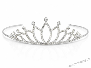 Čelenka princeznovská korunka s kamínky
