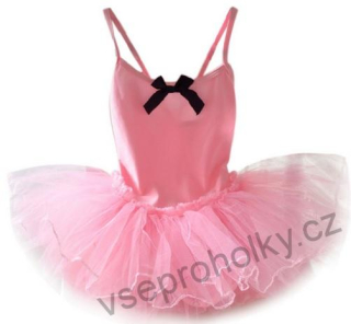 Trikot se sukýnkou růžová 