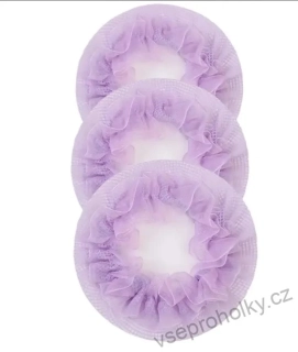Síťka na drdol - fialová